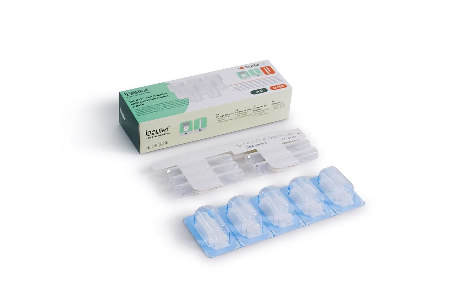 Box of 3ml InsuJet™ adapters