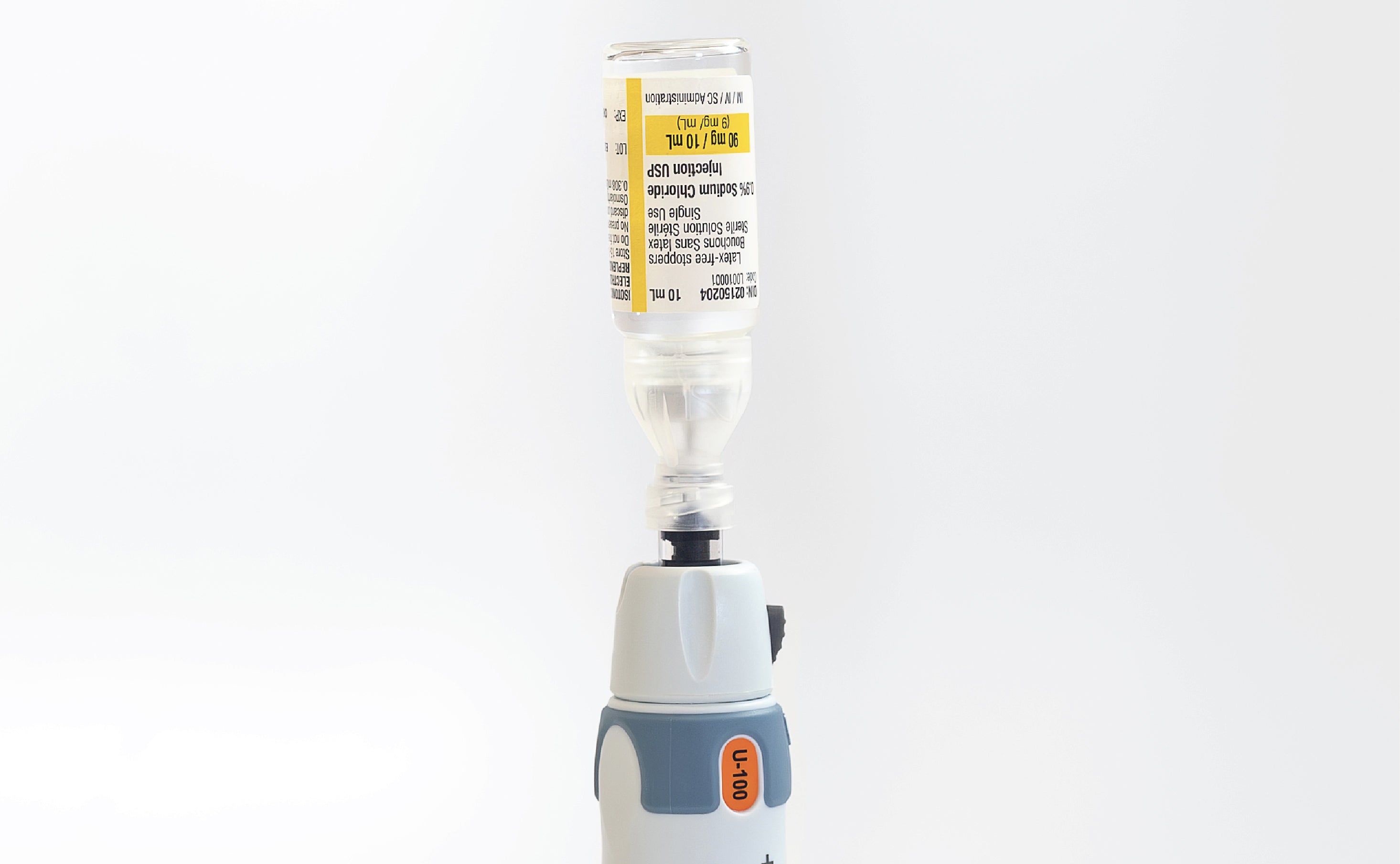 Load video: Withdraw insulin from a 10 ml vial