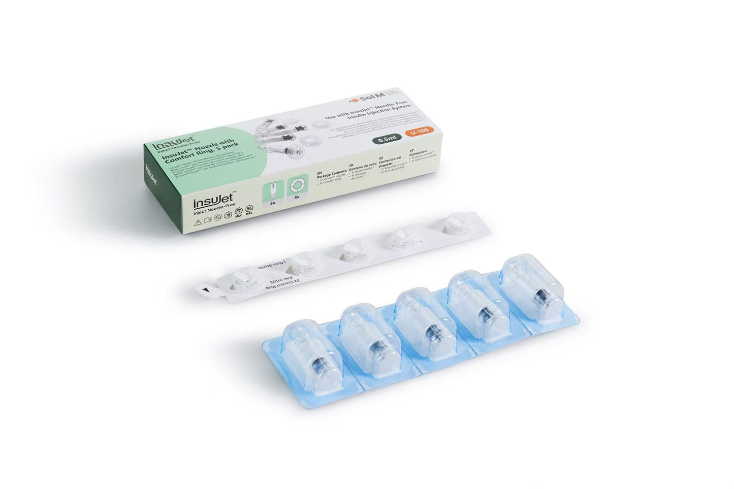InsuJet™ Nozzle and Comfort Ring Box